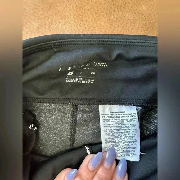 Women’s Nike Zonal Strength Tights Black And Gray Size Small 25.5” Inseam - Picture 7 of 11